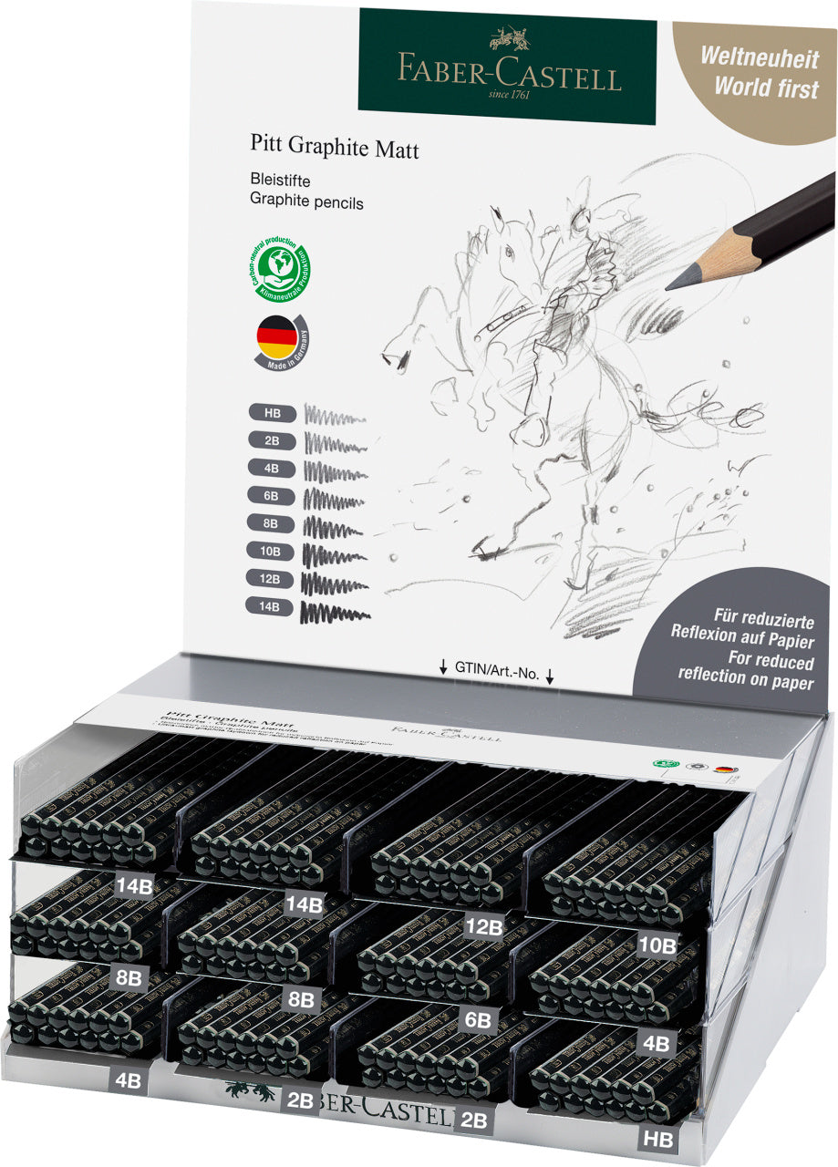 DISPLAY 144 BUC CREION GRAFIT MAT PITT FABER-CASTELL DISPLAY 144 BUC CREION GRAFIT MAT PITT FABER-CASTELL